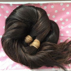 60 cm 100% unprocessed human virgin  hair bulk top quality Chinese hair