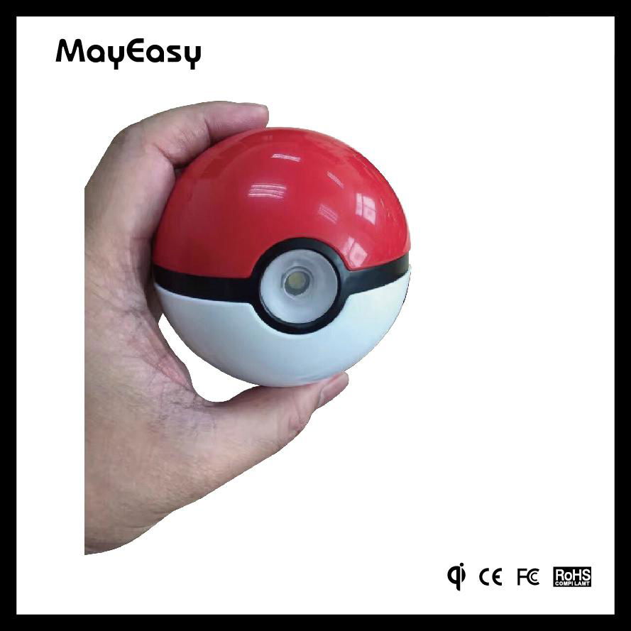 2017 best new year gift pokemon pokeball power bank 4