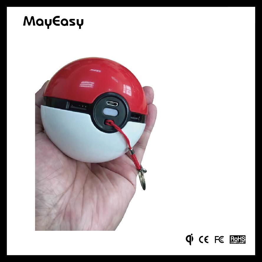 2017 best new year gift pokemon pokeball power bank 5