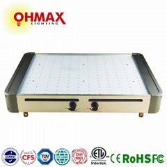 OHMAX 350W Square Type Full Spectrum LED Grow Light With Red&Blue Manual Dimmer
