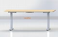 Dual motor electric sit stand height adjustable desk  1