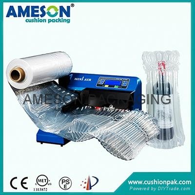 Factory Direct Automaticity Air Tube Bag Machine for bottle packing milk can pac