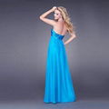 Chic Loose-fitting Sheath Column Sweetheart Strapless Floor-length Ela 1