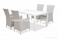 polywood outdoor table wicker garden furniture set 1