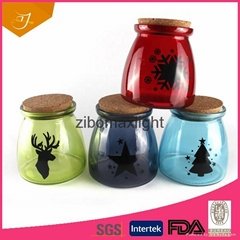 2017 hot sale glass jar