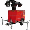 Diesel Generator Trailer Type Lighting Tower with IP65 floodlights 5