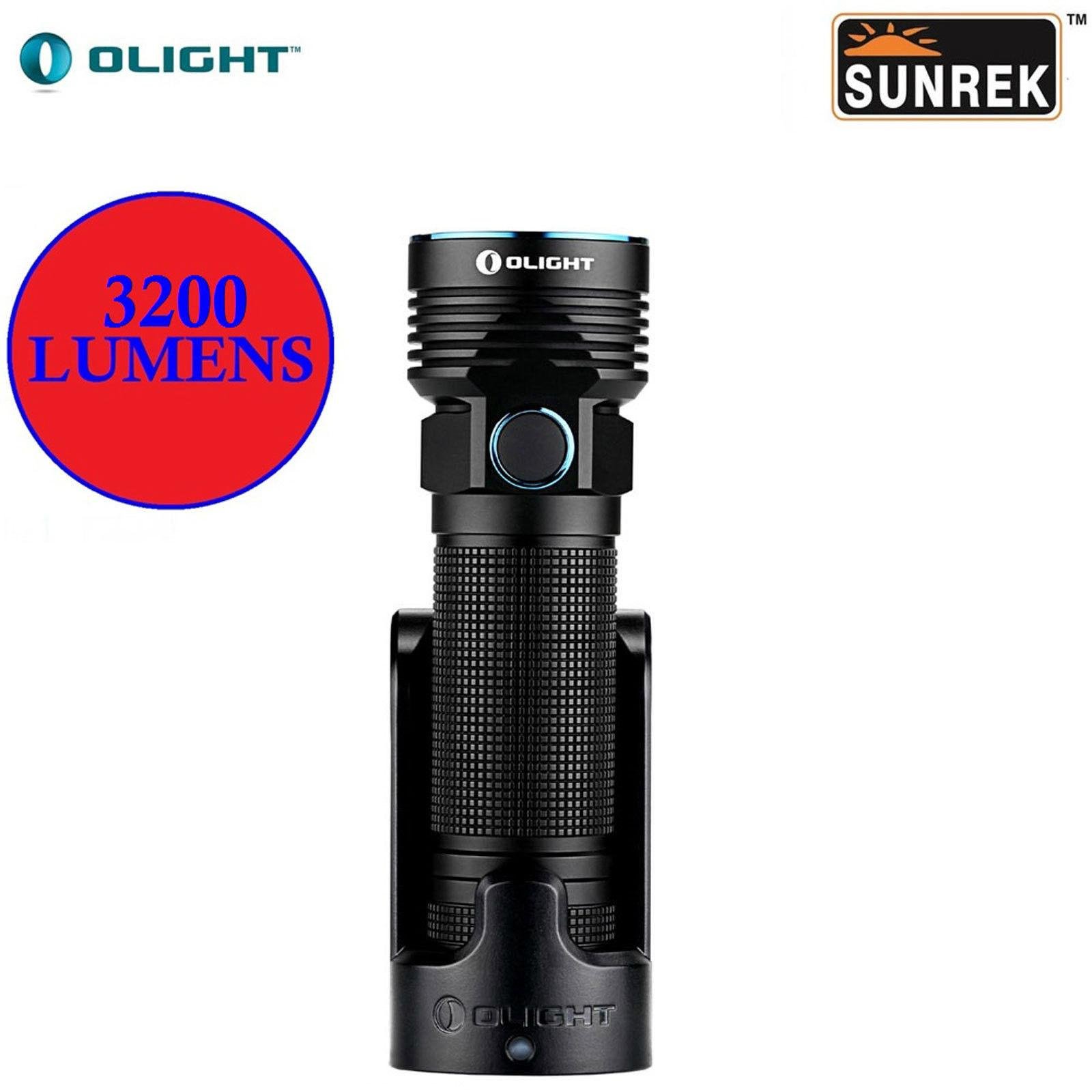 OLIGHT R50 PRO LE SEEKER RECHARGEABLE SIDE SWITCH LED FLASHLIGHT MAX 3200 LUMENS