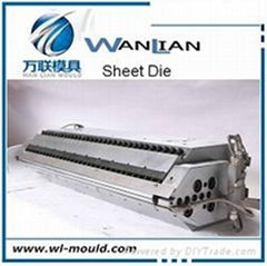 sheet die-fast open lip rigid and soft PVC die sheet die series