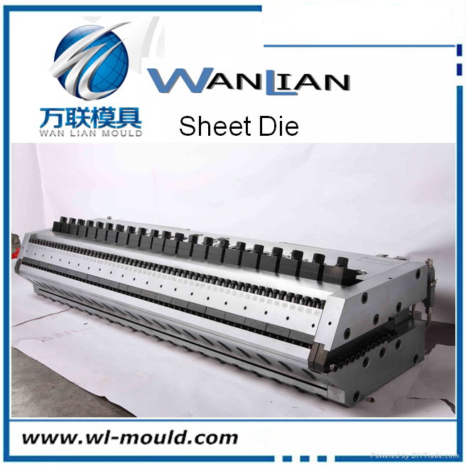 sheet die-fast open lip rigid and soft PVC die sheet die series 2