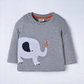 Long sleeve children's wear t-shirts 1