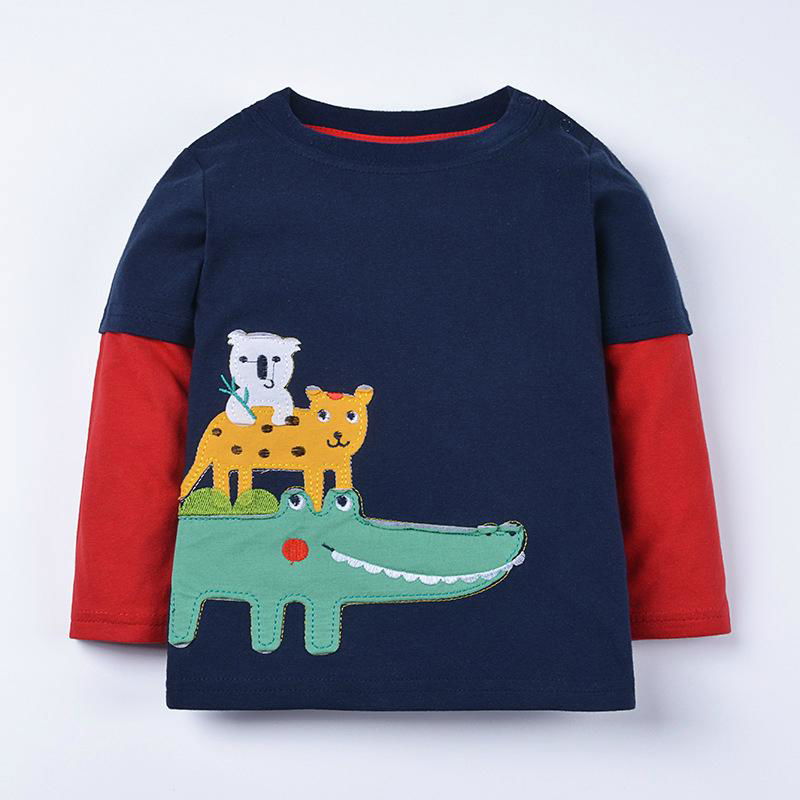 Long sleeve children's wear t-shirts 5