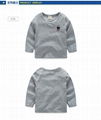 Children's cotton long sleeve T-shirt