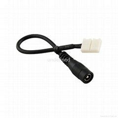 female DC Connector to Clip for connecting led strip 8mm 10mm