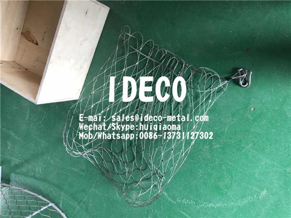 Drop Safe Cable Nets Fall Safety Wire Mesh Nets for Drilling Equipment 2