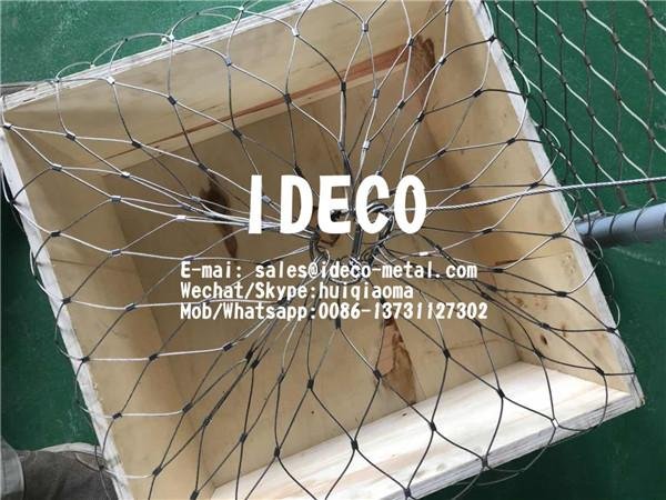 Drop Safe Cable Nets Fall Safety Wire Mesh Nets for Drilling Equipment