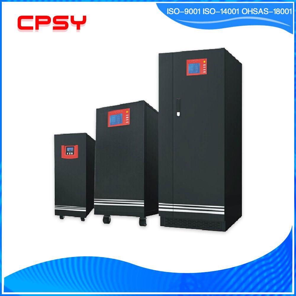 Online UPS 30 kva with dual ac power input with large LCD display low frequency  2