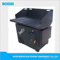 Downdraft table efficiency dust fume extractors