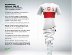 Laser technology used in     's sports jersey