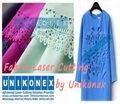 Fabric laser cutting by Unikonex
