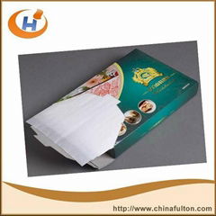 Greaseproof food grade paper for hamburger .