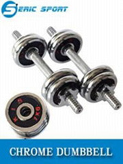 adjustable chrome dumbbell 