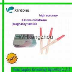 Europe style Midstream urine test pregnancy test 