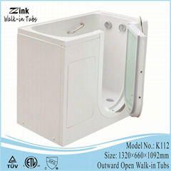 health care safe step elderly portable walk in bathtub china