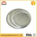 Aluminum Alloy Wide Rim Pizza Sering Pan with FDA and LFGB Certification