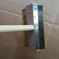 Pizza Oven Brush and Scraper with Wooden Handle 3