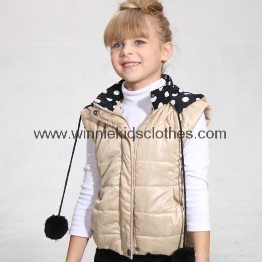 Baby Girls Cotton-Padded Jacket Vest