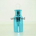 Glass perfume bottle empty special design with dropper for makeup packing