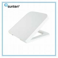 New Arrival Good Quality Square Slow Close Square Wall Hanging Toilet Seat