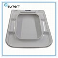 New Arrival Good Quality Square Slow Close Square Wall Hanging Toilet Seat 3