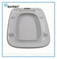 Good Quality Urea Material Closed Front Soft Close Square Toilet Seat 3