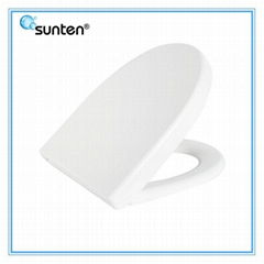 Cheap One Piecec Pure White Soft Closing Toilet Seat Covers Machine