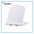 D Shape With Quick Release Hinges Custom Made Soft Close Inflatable Toilet Seat