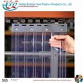 Freezer Refrigerator 3mm Ribbed Vinyl Plastic PVC Door Curtain Strips 3
