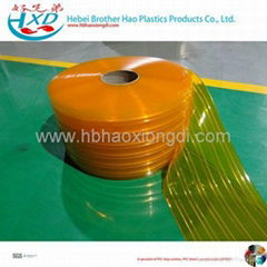 Flexible Anti-insect 4mm Thickness Ribbed PVC Plastic Strip Curtain