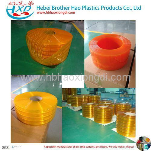 Flexible Anti-insect 4mm Thickness Ribbed PVC Plastic Strip Curtain 2