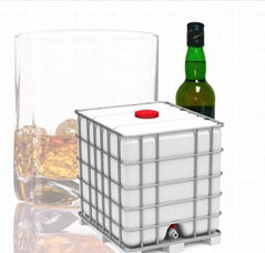 Scotch Whisky Bulk 1000 IBC Container.