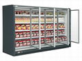 multideck cabinet with vertical glass