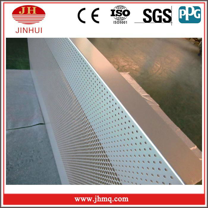 Perforated Panels of Airflow Rate 17% to 60% Aluminum Facade