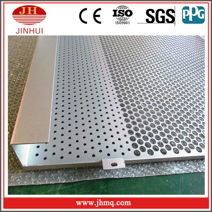 Perforated Panels of Airflow Rate 17% to 60% Aluminum Facade 2