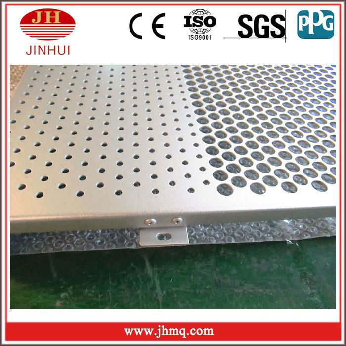 Perforated Panels of Airflow Rate 17% to 60% Aluminum Facade 4