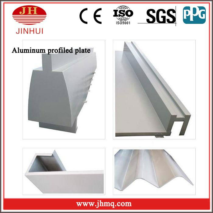 Wholesale Corrugated Aluminum Roofing Plate with PVDF/Powder Coated 2