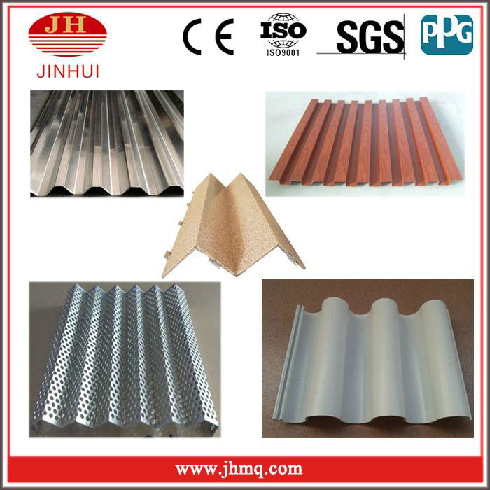 Wholesale Corrugated Aluminum Roofing Plate with PVDF/Powder Coated 3
