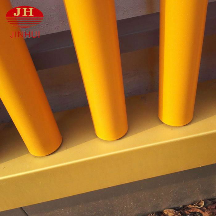 Yellow Pipe Safety Fence Security Handrail Fence 2