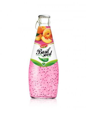 Fruit Juice Basil Seed Drink Orange Flavour In Glass Bottle 3