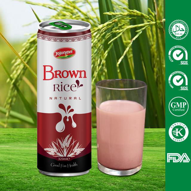 320ml Canned Natural Brown Rice Milk