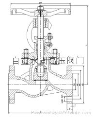 自貢閥門永固供應國標截止閥J41H-16C